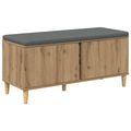 vidaXL Predsieňová lavica Remeselný Dub 100 x 38 x 46 cm