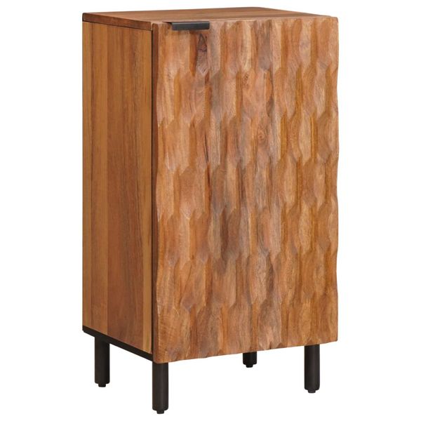 vidaXL Servírovacia skriňa Drevité hnedé dokončenie 40 x 33 x 75 cm