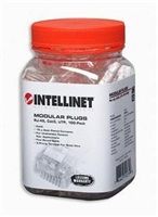 Intellinet konektor RJ45, drôt UTP Cat5e, 100ks v nádobe