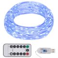 vidaXL LED reťaz s 300 LED diódami, modrá 30 m