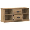 vidaXL TV skrinka 99,5 x 35,5 x 48 cm Remeselný dub Kompozitné drevo