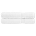 vidaXL Prémiové uteráky SOLUND 2 ks biele 100x200 cm 600 g/m2