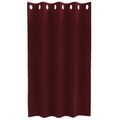 vidaXL Zatemňovacie závesy 2 ks Víno červené 140 x 140 cm Zamat
