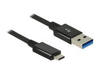 USB kábel - USB typ A (M) na USB-C (M) - USB 3.1 Gen 2 - 1 m - čierna