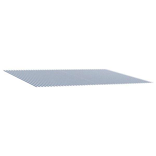 vidaXL Náhradná látka na markízu Modrá a biela 300 x 200 cm Polyester
