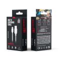Kábel Maxlife USB - Lightning 3,0 m 2A biely