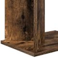 vidaXL Koncový stôl Dymová dub 35 x 25 x 50 cm Kompozitné drevo