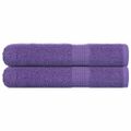 vidaXL Saunové osušky FROGN 2 ks fialové 80x200 cm 360 g/m²