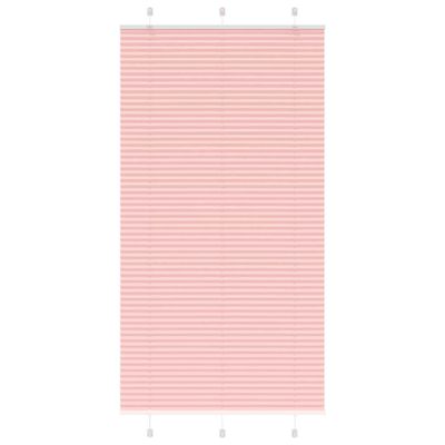 vidaXL Plisovaná roleta ružová 105x200 cm šírka látky 104,4 cm polyester