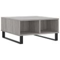 vidaXL Konferenčný stolík sivý sonoma 60x60x30 cm kompozitné drevo