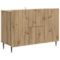 vidaXL Servírovacia skriňa Dub artisan 89 x 34,5 x 62 cm