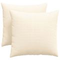 vidaXL Vankúše na pohovku 2 pcs Krémová 45 x 45 cm Kordúrová tkanina