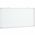 vidaXL Magnetická biela tabuľa 100x50x1,7 cm hliník