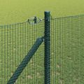 vidaXL Zváraný drôtový plot s hrotmi 100 x 1 m Oceľ s PVC povrchom
