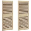 vidaXL Skříňové dvere s dverami 2 ks Prírodná 140,5 x 2,1 x 59,5 cm