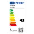 Žiarovka LED G9 2,2W biela teplá RETLUX RLL 455