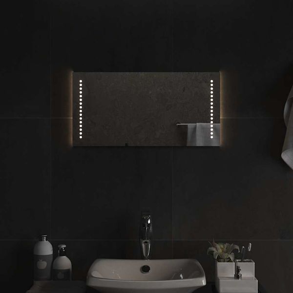 vidaXL LED kúpeľňové zrkadlo 60x30 cm