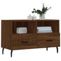 vidaXL TV skrinka hnedý dub 80x36x50 cm spracované drevo