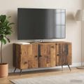 vidaXL TV skrinka Staré drevo 99 x 34,5 x 50 cm Kompozitné drevo