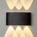 Modee LED čierna nástenná lampa 6W 470lm neutrálna biela (ML-LWL0002)