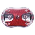 Svetlo na bicykel SET 1+3x LED, na 3+2x AAA, predné+zadné