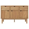 vidaXL Komoda OTTA 114x43x73,5 cm, borovicový masív