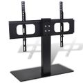 vidaXL Držiak na TV so základňou, železo, čierny 32"-70"