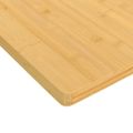 vidaXL Stolová doska 70x70x2,5 cm bambus