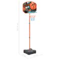 vidaXL Prenosná basketbalová hracia sada, nastaviteľná 109-141 cm