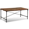 vidaXL Jedálenský stôl, recyklovaný masív 180 cm