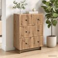vidaXL Zásuvkový kabinet 66 x 34,5 x 90 cm Kompozitné drevo