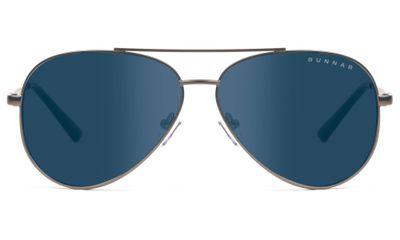 GUNNAR kancelářské/herní brýle MAVERICK GUNMETAL * sluneční skla * BLF 90 *  NATURAL focus Brýle, slnečné, šedé obroucky, tmavá skla