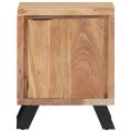 vidaXL Nočný stolík 40x30x50 cm akáciový masív so živými hranami