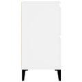 vidaXL Komody 2 ks biele 60x35x70 cm spracované drevo