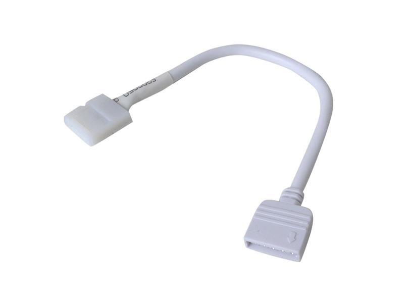 Káblová prepojka RGBW CLIP-zásuvka 5-Pin 10 mm, dĺžka 15cm