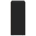 vidaXL Servírovacia skriňa ELST Čierna 59 x 35 x 80.5 cm