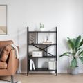 vidaXL Regál na knihy 7 úrovní 75 x 30 x 123,5 cm Kompozitné drevo