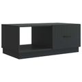 vidaXL Konferenčný stolík Čierna 90 x 50 x 37 cm Kompozitné drevo