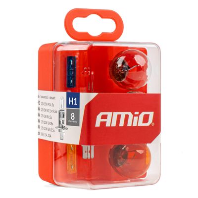 Sada žiaroviek a autopoistiek 8 ks H1 AMIO-01493