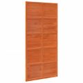vidaXL Dvere do stodoly voskovohnedé 100x208 cm masívna borovica