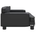 vidaXL Pelech pre psa čierny 70x45x30 cm umelá koža