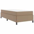 vidaXL Rám postele s matracmi Kapučínová 90 x 200 cm látka