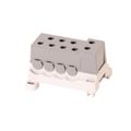 Blok na rozdelenie fází PVBS 250-7, 1pól., AL/CU, 250A, 690V, šedý, na DIN/panel