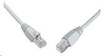 Solarix - kábel CAT6 SFTP PVC 1 m šedý snag-proof