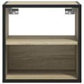 vidaXL Nástenný nočný stolík dub sonoma 40x31x39,5 cm