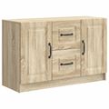 vidaXL Servírovacia skriňa Dub sonoma 89 x 34,5 x 57 cm