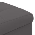 vidaXL Ottoman s Úložným Priestorom Biely 40 x 40 x 45 cm Umelá koža