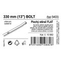 Stierač FLAT BULK (BOLT) 13"/330mm