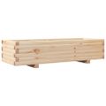 vidaXL Záhradný kvetináč 110x40x26,5 cm masívna borovica