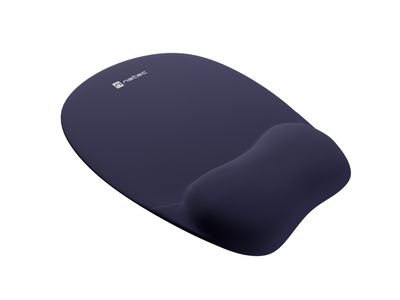 Podložka pod myš ergonomická Natec CHIPMUNK, pamäťová pena, Navy modrá, 230x200 mm